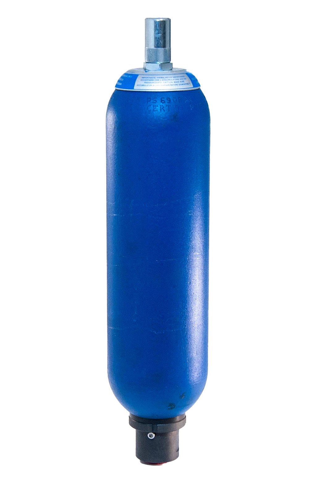 HHB6,0 FOX Италия Пневмогидроаккумулятор (сварной, V=6 L, -15 +80°C, G1"1/4, Pmax 350 bar)
